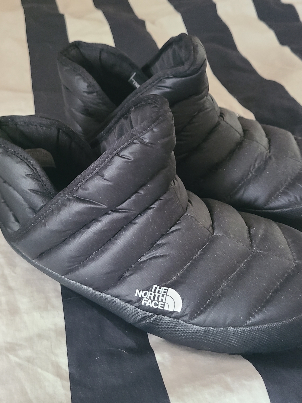 The North Face Black Thermoball Quilted Slip-On